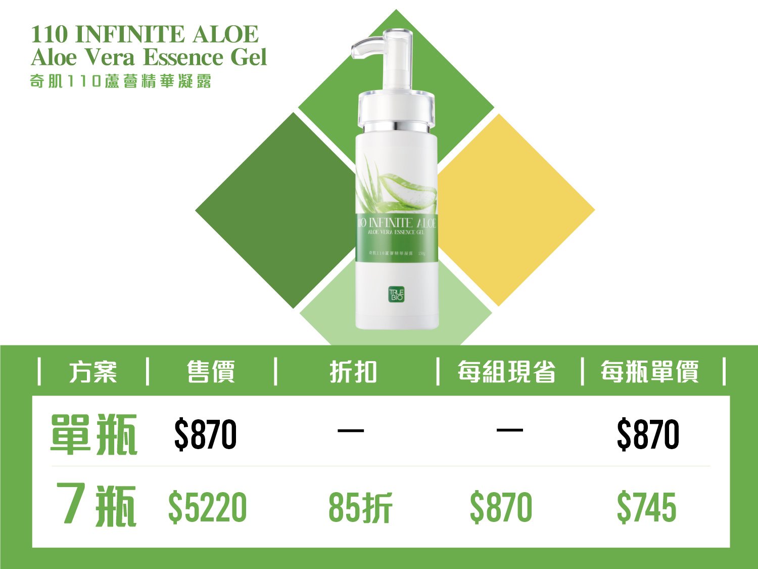 奇肌110蘆薈精華凝露-購划算